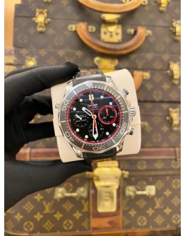 2018 OMEGA SEAMASTER DIVER 300M CHRONOGRAPH EMIRATES TEAM NEW ZEALAND LIMITED EDITION 2013PCS WORLDWIDE REF 212.32.44.50.01.001 BLACK DIAL 44MM AUTOMATIC WATCH