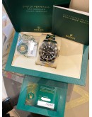 (LIKE NEW) 2024 ROLEX SEA-DWELLER HALF 18K 750 YELLOW GOLD REF 126603 BLACK DIAL 43MM AUTOMATIC WATCH -FULL SET-