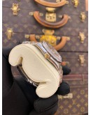 ROLEX DATEJUST 36 HALF 18K 750 YELLOW GOLD DIAMOND JUBILEE REF 16233 GOLD CHAMPAGNE DIAMOND DIAL 36MM AUTOMATIC WATCH