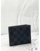 LOUIS VUITTON MULTIPLE WALLET IN BLACK DAMIER GRAPHITE CANVAS 