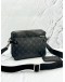 (LIKE NEW) LOUIS VUITTON TRIO MESSENGER BAG IN BLACK MONOGRAM ECLIPSE CANVAS WITH CALFSKIN LEATHER