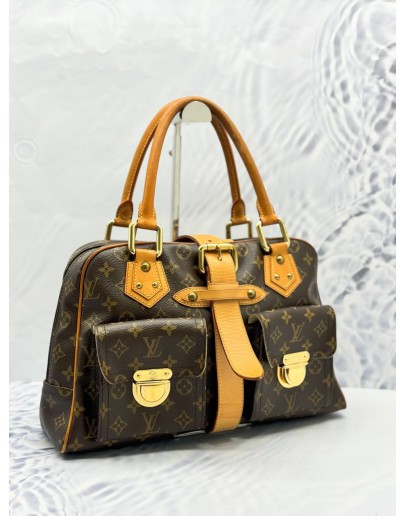 LOUIS VUITTON MANHATTAN GM HANDBAG IN BROWN MONOGRAM CANVAS