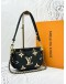 (LIKE NEW) LOUIS VUITTON MULTI POCHETTE ACCESSOIRES IN BICOLOR MONOGRAM EMPREINTE LEATHER