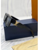 (LIKE NEW) LOUIS VUITTON SLEEK SQUARE SUNGLASSES IN BLACK -FULL SET-