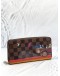 LOUIS VUITTON CHRISTMAS ANIMATION COLLECTION ZIPPY WALLET IN BROWN DAMIER EBENE CANVAS