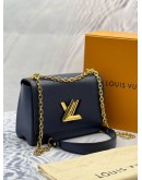 LOUIS VUITTON TWIST MM SHOULDER BAG IN DARK BLUE EPI LEATHER -FULL SET- 