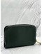 LOUIS VUITTON BAIKAL CLUTCH IN DARK GREEN TAIGA LEATHER 