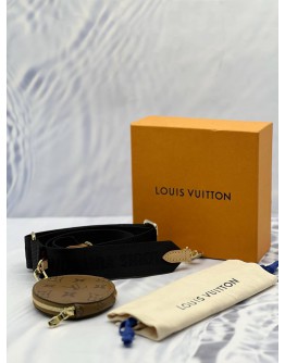 (BRAND NEW) LOUIS VUITTON BANDOULIERE IN BROWN MONOGRAM REVERSE CANVAS -FULL SET-