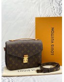 (LIKE NEW) LOUIS VUITTON POCHETTE METIS IN BROWN MONOGRAM CANVAS -FULL SET-
