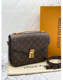 (LIKE NEW) LOUIS VUITTON POCHETTE METIS IN BROWN MONOGRAM CANVAS -FULL SET-