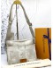 (LIKE NEW) LOUIS VUITTON TRIO MESSENGER BAG IN STONE GREY DAMIER SALT CANVAS -FULL SET-