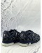 (LIKE NEW) LOUIS VUITTON TRAINER SNEAKERS SIZE 8 IN BLUE WITH WHITE MONOGRAM TUFFETAGE DENIM 