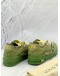 LOUIS VUITTON TYLER THE CREATOR X TRAINER LOW SNEAKERS SIZE 7.5 IN GREEN NUBUCK CALFSKIN LEATHER
