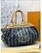 (LIKE NEW) LOUIS VUITTON LIMITED EDITION PORTE EPAULE RAYE BAG IN BLUE DENIM MONOGRAM -FULL SET- 