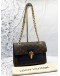 LOUIS VUITTON VICTOIRE SHOULDER BAG IN BROWN MONOGRAM CANVAS WITH DARK BLUE CALFSKIN LEATHER
