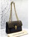 LOUIS VUITTON VICTOIRE SHOULDER BAG IN BROWN MONOGRAM CANVAS WITH DARK BLUE CALFSKIN LEATHER