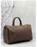 LOUIS VUITTON SPEEDY 35 IN BROWN DAMIER EBENE CANVAS 