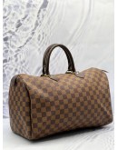 LOUIS VUITTON SPEEDY 35 IN BROWN DAMIER EBENE CANVAS 