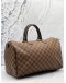 LOUIS VUITTON SPEEDY 35 IN BROWN DAMIER EBENE CANVAS 