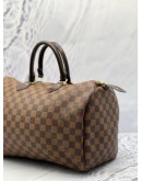LOUIS VUITTON SPEEDY 35 IN BROWN DAMIER EBENE CANVAS 