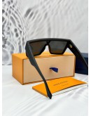 (LIKE NEW) LOUIS VUITTON WAIMEA L SUNGLASSES IN BLACK BOLD MONOGRAM PATTERN -FULL SET-