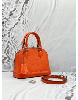 (LIKE NEW) LOUIS VUITTON ALMA BB IN ORANGE EPI LEATHER