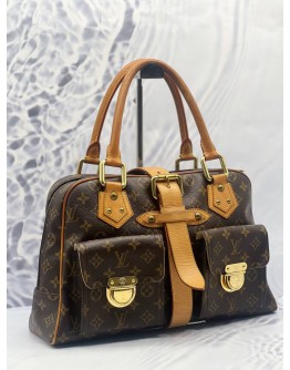 LOUIS VUITTON MANHATTAN GM BAG IN BROWN MONOGRAM CANVAS 
