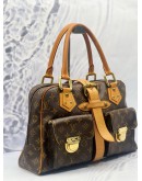 LOUIS VUITTON MANHATTAN GM BAG IN BROWN MONOGRAM CANVAS 