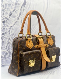 LOUIS VUITTON MANHATTAN GM BAG IN BROWN MONOGRAM CANVAS 