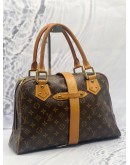 LOUIS VUITTON MANHATTAN GM BAG IN BROWN MONOGRAM CANVAS 