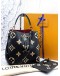 (LIKE NEW) LOUIS VUITTON NEONOE MM BAG IN BICOLOR MONOGRAM EMPREINTE LEATHER -FULL SET-