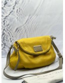 MARC BY MARC JACOBS CLASSIC Q NATASHA CROSSBODY BAG IN YELLOW LEATHER