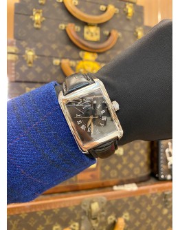 2008 MAURICE LACROIX PONTOS DAY DATE REF PT6137 BLACK ROMAN NUMERALS DIAL 30MM X 40MM AUTOMATIC WATCH