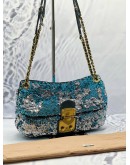 MIU MIU SEQUINED CHAIN SHOULDER BAG IN MULTICOLOR SEQUIN WITH LEATHER