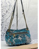 MIU MIU SEQUINED CHAIN SHOULDER BAG IN MULTICOLOR SEQUIN WITH LEATHER