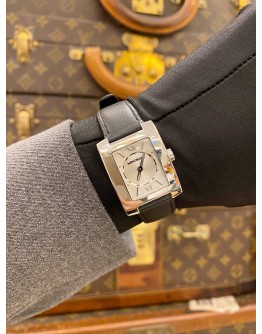 MONT BLANC PROFILE LADIES REF 7047 SILVER DIAL 23MM QUARTZ WATCH