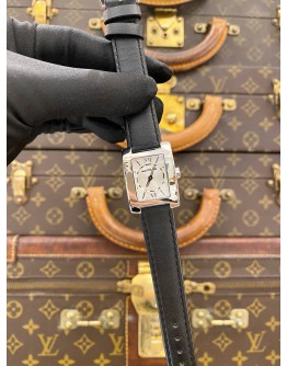 MONT BLANC PROFILE LADIES REF 7047 SILVER DIAL 23MM QUARTZ WATCH