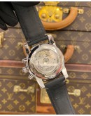 2016 MONTBLANC TIMEWALKER CHRONOGRAPH REF 7141 BLACK DIAL 43MM AUTOMATIC WATCH