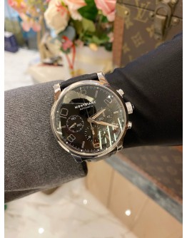 2016 MONTBLANC TIMEWALKER CHRONOGRAPH REF 7141 BLACK DIAL 43MM AUTOMATIC WATCH