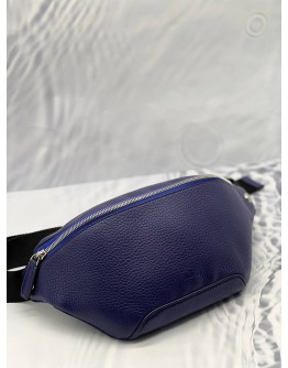 (LIKE NEW) MULBERRY BELT BAG IN DARK BLUE LEATHER