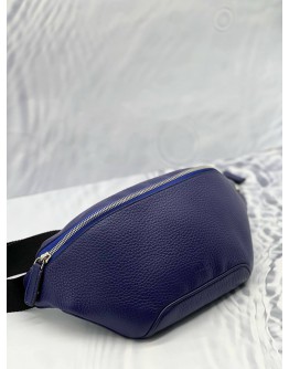 (LIKE NEW) MULBERRY BELT BAG IN DARK BLUE LEATHER