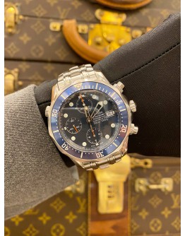 2013 OMEGA SEAMASTER DIVER 300M CHRONOGRAPH REF 2225.80.00 BLUE DIAL 41.5MM AUTOMATIC WATCH