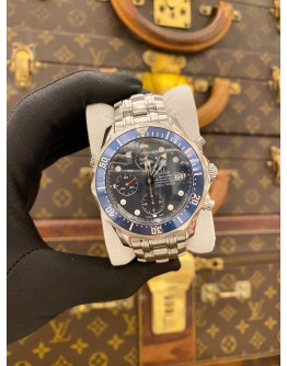 2013 OMEGA SEAMASTER DIVER 300M CHRONOGRAPH REF 2225.80.00 BLUE DIAL 41.5MM AUTOMATIC WATCH