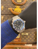 OMEGA SEAMASTER DIVER 300M PROFESSIONAL CHRONOMETER REF 168.1622 BLUE DIAL 36MM AUTOMATIC WATCH