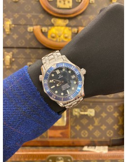 OMEGA SEAMASTER DIVER 300M PROFESSIONAL CHRONOMETER REF 168.1622 BLUE DIAL 36MM AUTOMATIC WATCH