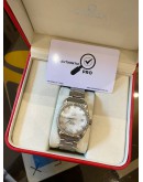 2022 OMEGA SEAMASTER DIAMOND WHITE MOTHER OF PEARL REF 2509.75 36MM AUTOMATIC WATCH