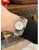 (LIKE NEW) 2018 OMEGA SEAMASTER AQUA TERRA REF 231.10.30.60.02.001 WHITE DIAL 30MM QUARTZ WATCH -FULL SET-