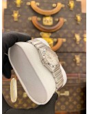 (LIKE NEW) 2010 OMEGA CONSTELLATION LADY REF 1572.30.00 WHITE DIAL 25MM QUARTZ WATCH -FULL SET-