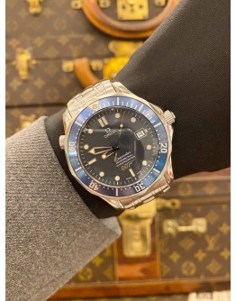 2005 OMEGA SEAMASTER DIVER 300M 40 YEARS JAMES BOND 007 LIMITED EDITION REF 25378000 BLUE DIAL 40MM AUTOMATIC WATCH -FULL SET-