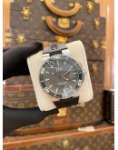 (LIKE NEW) 2020 ORIS AQUIS DATE GREEN REF 01.733.7653.4137 GREY DIAL 43MM AUTOMATIC WATCH